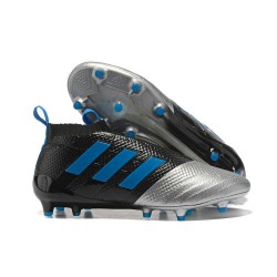 Adidas ACE 17+ PureControl FG Fotbollsskor - Svart Silver Blå