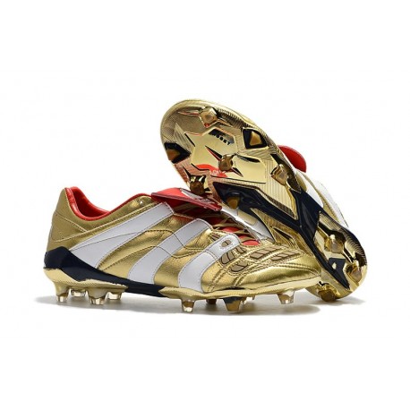 Adidas Predator Accelerator Electricity FG - Silver Guld Röd