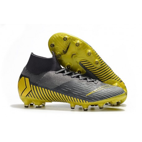 Nike Fotbollsskor Mercurial Superfly 6 Elite AG-Pro Svart Guld