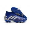 adidas Predator 19+ FG Fotbollsskor Herr Blå Silver