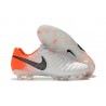 Nike Tiempo Legend 7 Elite FG Vit Orange Svart