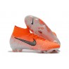 Nike Fotbollsskor Mercurial Superfly 6 Elite FG - Röd Vit Svart