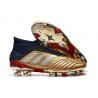 adidas Predator 19+ FG Fotbollsskor Herr Guld Silver Röd