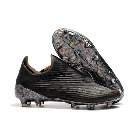 Fotbollsskor för Herrar ADIDAS X 19+ FG - Dark Script Svart