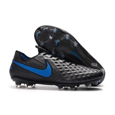 Nya Fotbollsskor Nike Tiempo Legend VIII FG Svart Blå