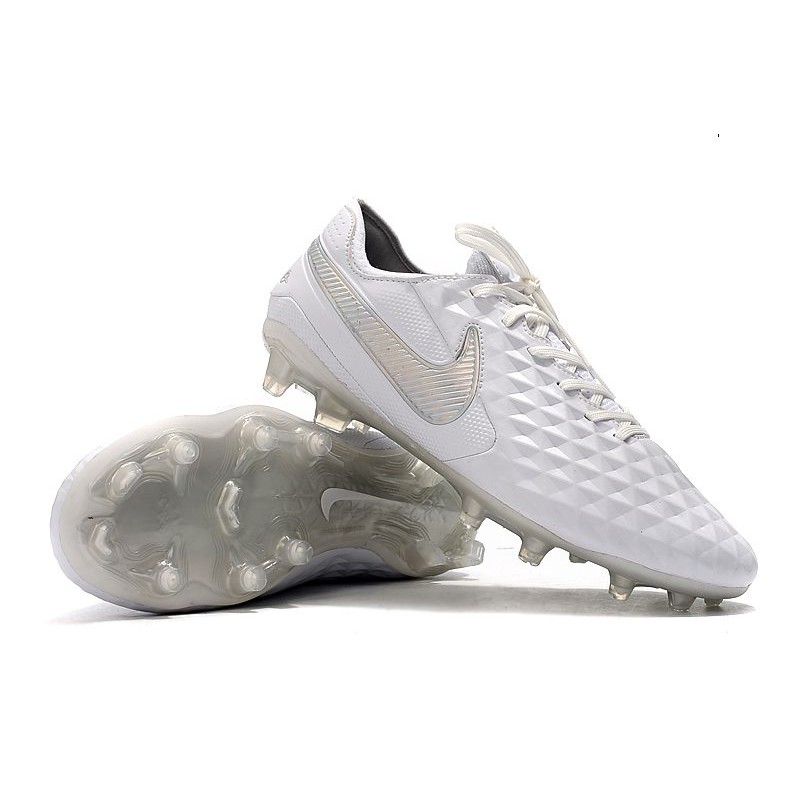 Nya Fotbollsskor Nike Tiempo Legend VIII FG Vit Silver