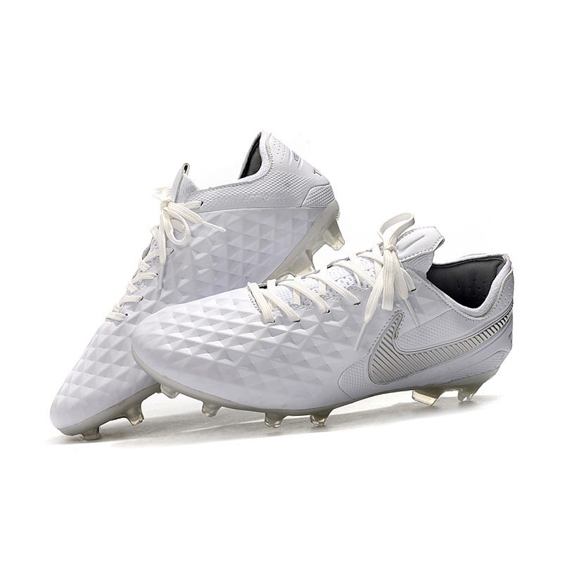 Nya Fotbollsskor Nike Tiempo Legend VIII FG Vit Silver