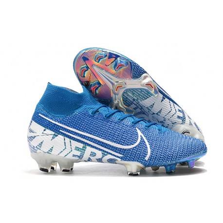 Nike Mercurial Superfly VII Elite FG New Lights Blå