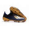 Fotbollsskor adidas X 19.1 FG Svart Blå Guld