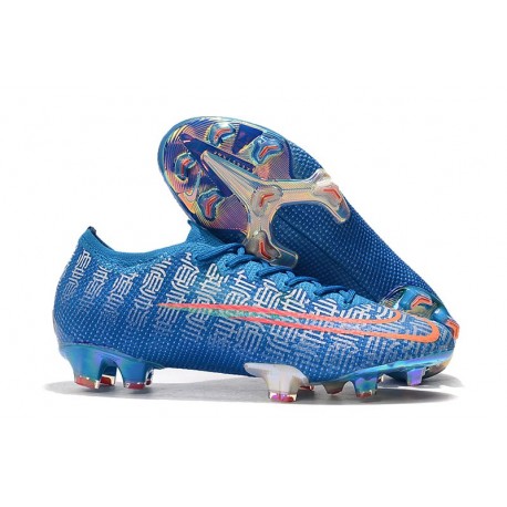 Nike Mercurial Vapor 13 Elite FG Fotbollsskor för Män - Blå Röd