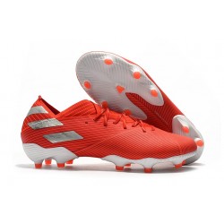 Fotbollsskor för Män adidas Nemeziz 19.1 FG - Röd Silver