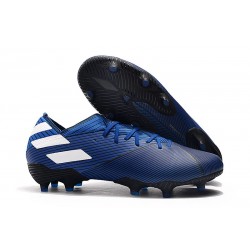 Fotbollsskor för Män adidas Nemeziz 19.1 FG - Blå Vit