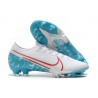 Nike Mercurial Vapor 13 Elite FG Fotbollsskor för Män - Vit Blå