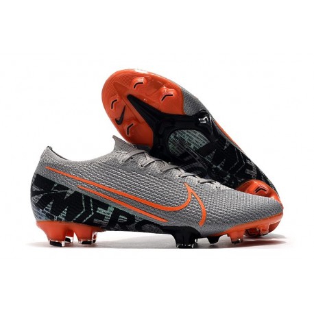Nike Mercurial Vapor 13 Elite FG Fotbollsskor för Män - Grå Orange