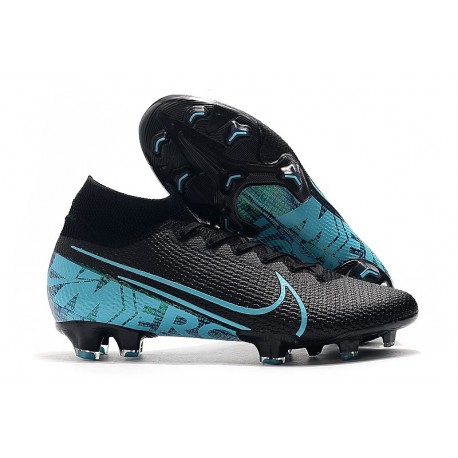 Nike Mercurial Superfly VII Elite FG Svart Blå