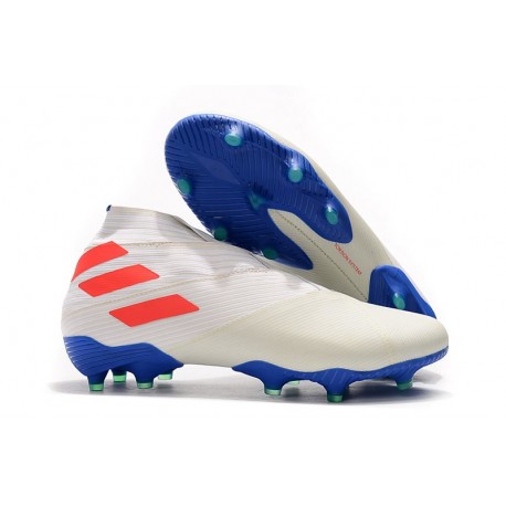 adidas Fotbollsskor för Män Nemeziz 19+ FG Vit Orange