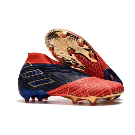 adidas Fotbollsskor Nemeziz 19+ FG Spider-Man Röd Svart