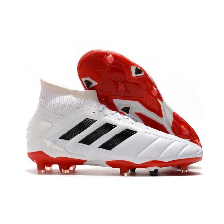 Fotbollsskor adidas Predator 19.1 FG för Herrar -Vit