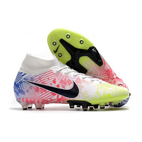 Nike Mercurial Superfly 7 Elite AG-PRO Neymar Vit Svart Blå