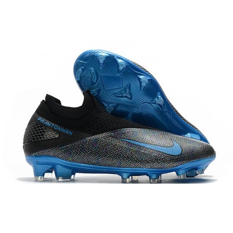Nike Fotbollsskor 2020 Phantom Vision II Elite DF FG Blå Svart