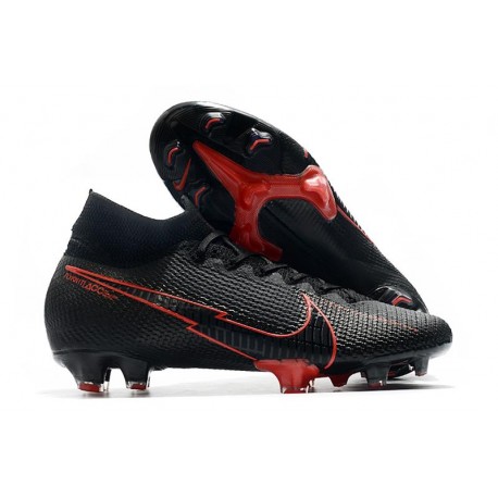 Fotbollsskor Nike Mercurial Superfly VII Elite FG ACC Svart Röd