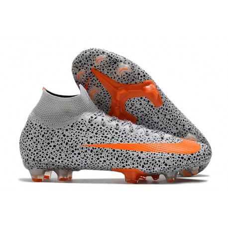 Fotbollsskor Nike Mercurial Superfly VII Elite FG CR7 Svart Vit Orange