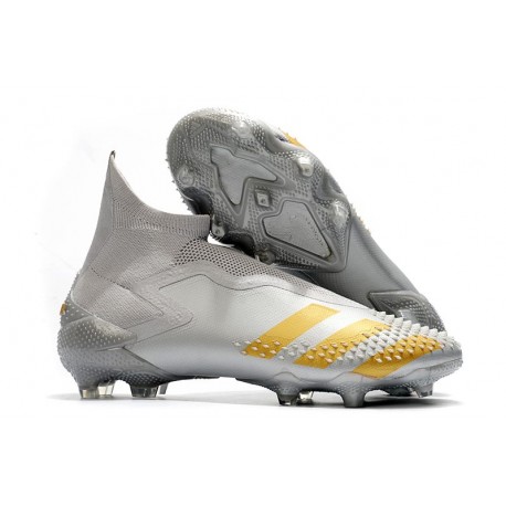 adidas Predator mutator 20+ FG Fotbollsskor Grå Guld