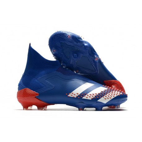 Fotbollsskor för Män adidas Predator Mutator 20+ FG Blå Vit Röd