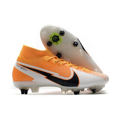 Nike Mercurial Superfly 7 Elite SG DF AC -Daybreak - Orange Svart Vit