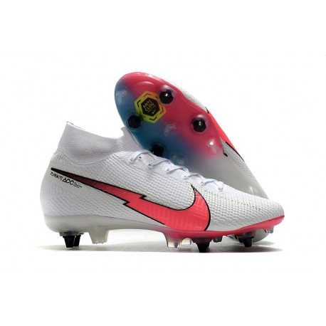 Nike Mercurial Superfly 7 Elite SG DF AC - Vit Röd Blå