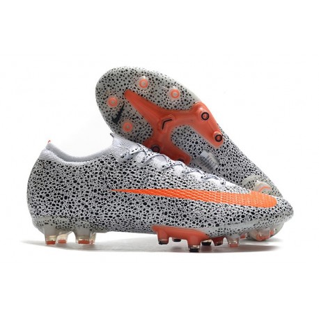 Nike Mercurial Vapor XIII Elite AG-Pro CR7 Safari - Vit Orange Svart