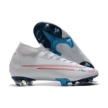 NIKE MERCURIAL SUPERFLY VII ELITE 'CR7 X BUGATTI' Vit Röd Svart
