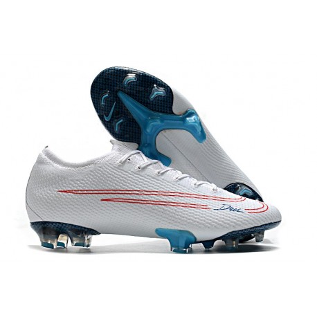 Nike CR7 x Bugatti Mercurial Vapor 13 Elite FG Vit Röd Blå