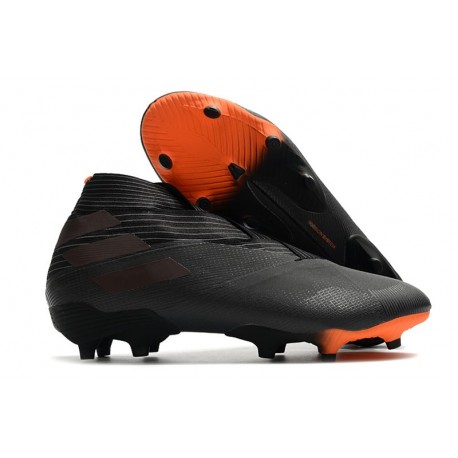 adidas Nemeziz 19+ FG/AG Dark Motion - Svart Orange