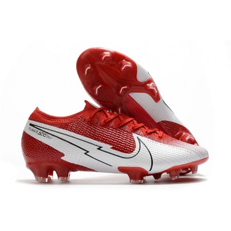 Fotbollsskor Nike Mercurial Vapor 13 Elite FG Röd Vit