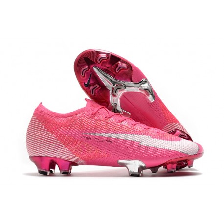 Nike Mercurial Vapor 13 Elite FG Mbappé Rosa - Rosa Vit Svart