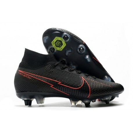Nike Mercurial Superfly 7 Elite SG DF AC - Svart Röd