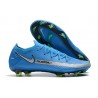 Nike Fotbollsskor 2021 Phantom GT Elite FG - Blå Silver