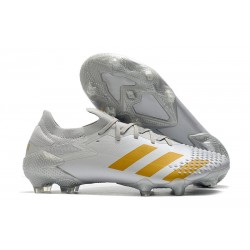Fotbollsskor Adidas Predator 20.1 Low FG Vit Guld