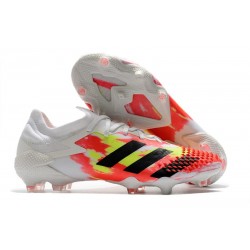 Fotbollsskor Adidas Predator 20.1 Low FG Uniforia - Vit Svart Röd