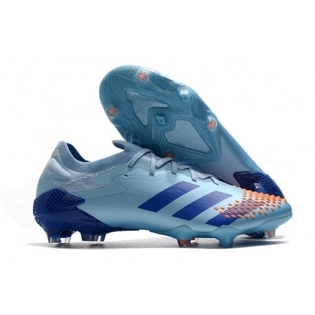 Fotbollsskor Adidas Predator 20.1 Low FG Blå Röd