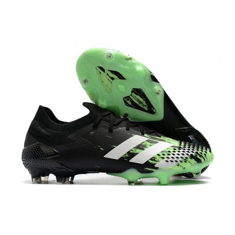 Adidas Predator 20.1 Low FG Precision To Blur - Grön Vit Svart