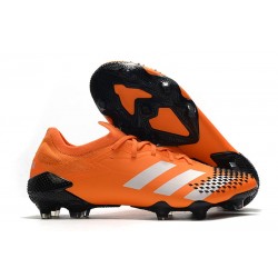 Fotbollsskor Adidas Predator 20.1 Low FG Orange Vit Svart