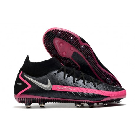 Nike Phantom GT Elite Dynamic Fit AG-PRO Svart Silver Rosa