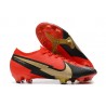 Fotbollsskor Nike Mercurial Vapor 13 Elite FG Röd Svart Guld