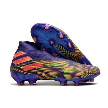 adidas Nemeziz 19+ FG/AG Lila Grön Rosa