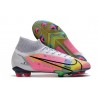 Nya Nike Mercurial Superfly 8 FG Vit Silver Mörklila LIMITED EDITION