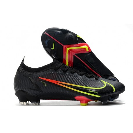 Nike Mercurial Vapor 14 Elite FG Herrar Black x Prism - Svart Gul Röd