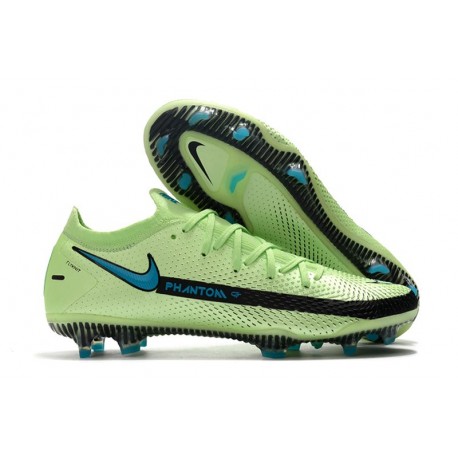 Nike Fotbollsskor 2021 Phantom GT Elite FG Impulse - Grön Blå