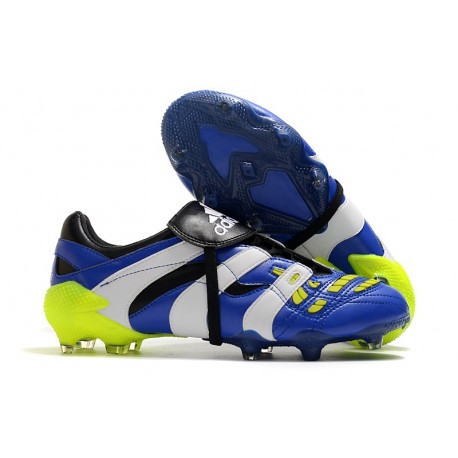 Adidas Predator Accelerator FG - Blå Vit Gul